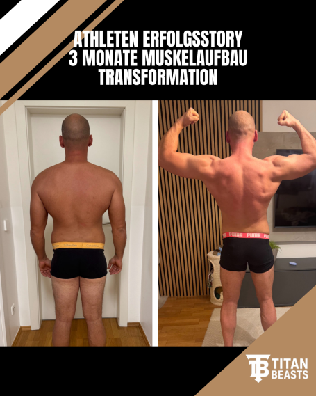 Muskelaufbau Transformation – TitanBeasts Coaching